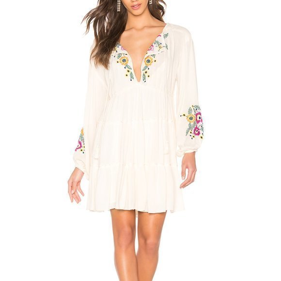 Free People Spell On You Mini Dress. - Picture 3 of 10